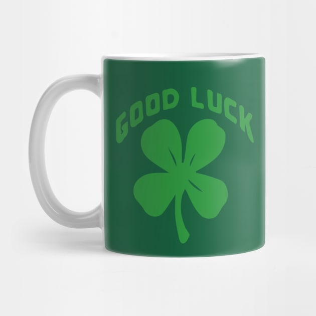 Good Luck 4 Leaf Clover by KitschPieDesigns